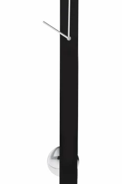 KARE Design Vægklokke Pendel Sort/nikkelpletteret messing Hot