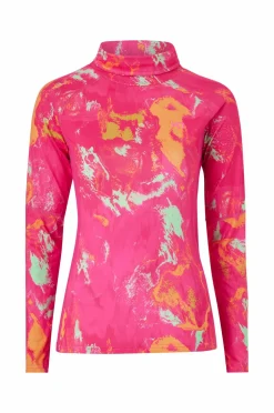 Kari Traa Skiundertøj|Skiundertøj>Termisk top Fierce Long Sleeve Bright pink