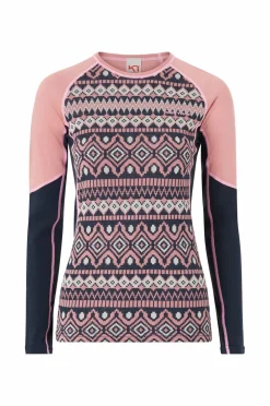 Kari Traa Skiundertøj|Skiundertøj>Termisk top Malia LS Pastel dusty pink