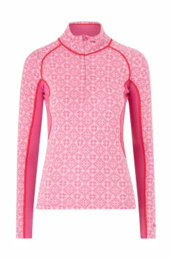 Kari Traa Skiundertøj|Skiundertøj>Termisk top Rose Light HZ Bright pink
