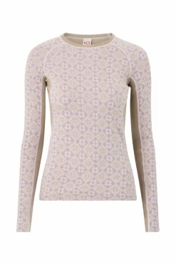 Kari Traa Skiundertøj|Skiundertøj>Termisk top Rose Light LS Mocha