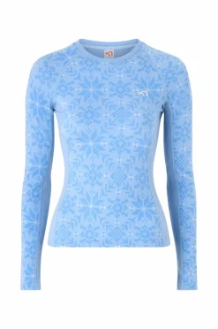 Kari Traa Termisk top Edith Long Sleeve Pastel light blue Outlet
