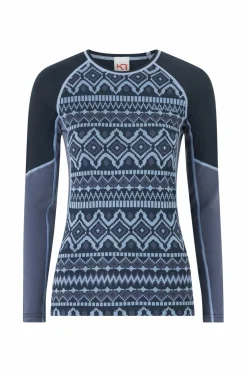 Kari Traa Skiundertøj|Skiundertøj>Termisk top Malia LS Dark navy blue