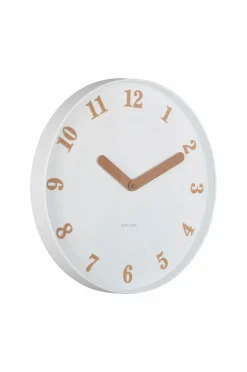 Karlsson Vægur Amena Hvid Clearance