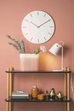 Karlsson Vægur Charm Hvid New