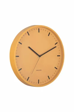 Karlsson Vægure>Vægur Cool Retro Mango gul