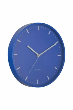 Karlsson Vægure>Vægur Cool Retro Koboltblå