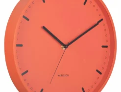 Karlsson Vægur Cool Retro Strålende orange Hot