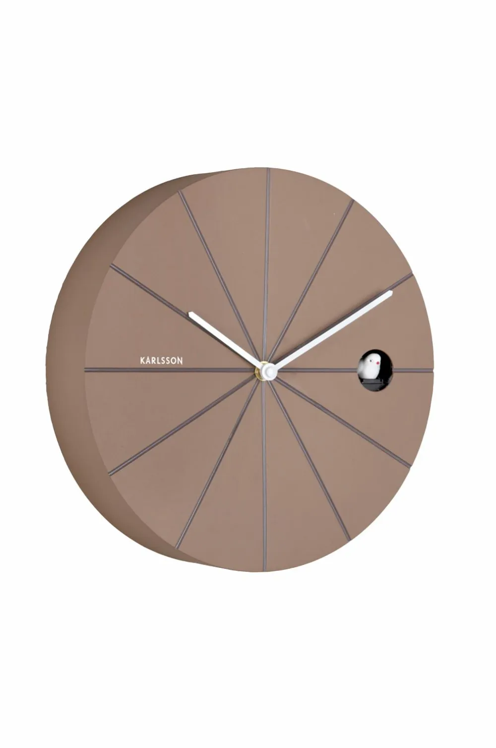 Karlsson Vægur Destacado Cuckoo Mokka brun med jordbrun