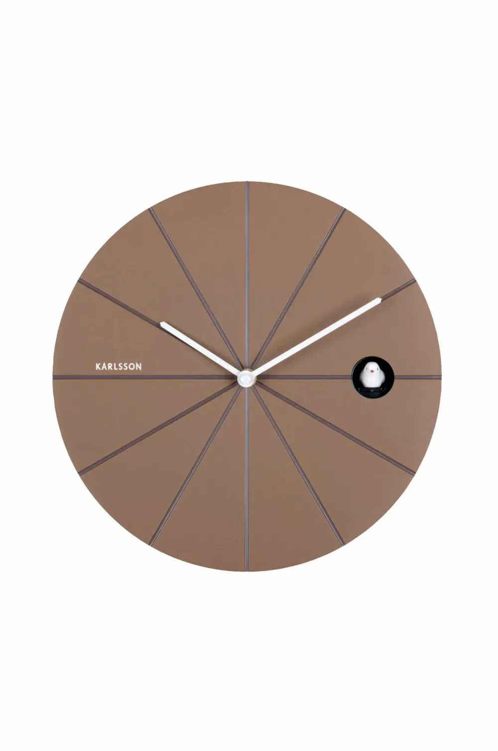 Karlsson Vægur Destacado Cuckoo Mokka brun med jordbrun