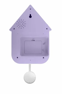 Karlsson Vægur Dupla Color Cuckoo Blød lilla og strålende orange