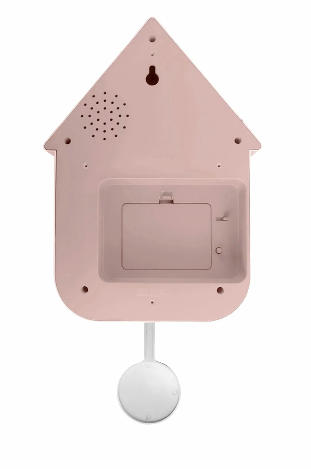 Karlsson Vægure>Vægur Dupla Color Cuckoo Blød lyserød og koboltblå