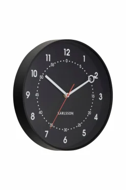 Karlsson Vægur Fresco Sort Hot