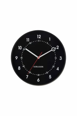 Karlsson Vægur Fresco Sort Hot