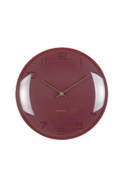 Karlsson Vægur Fuerte Dome Bourgogne rød Outlet