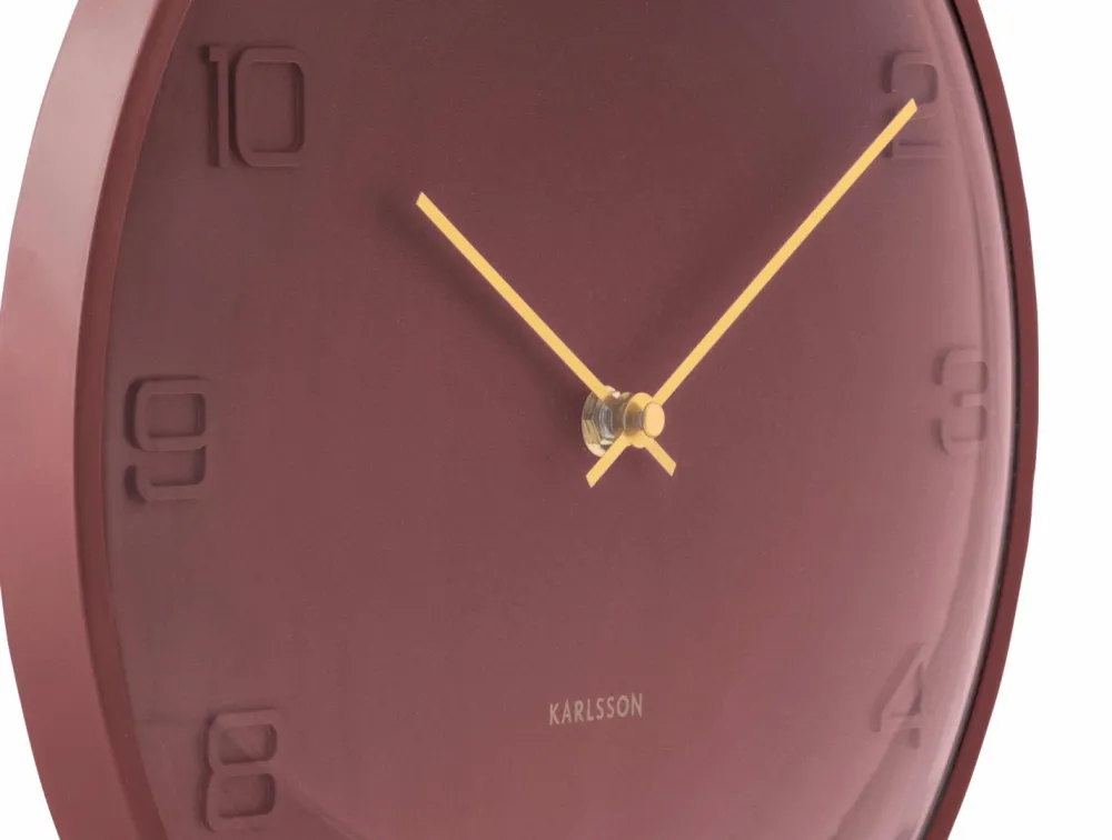 Karlsson Vægur Fuerte Dome Bourgogne rød Outlet