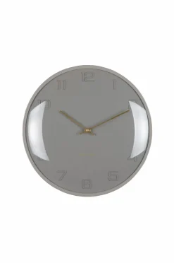 Karlsson Vægure>Vægur Fuerte Dome Lergrå