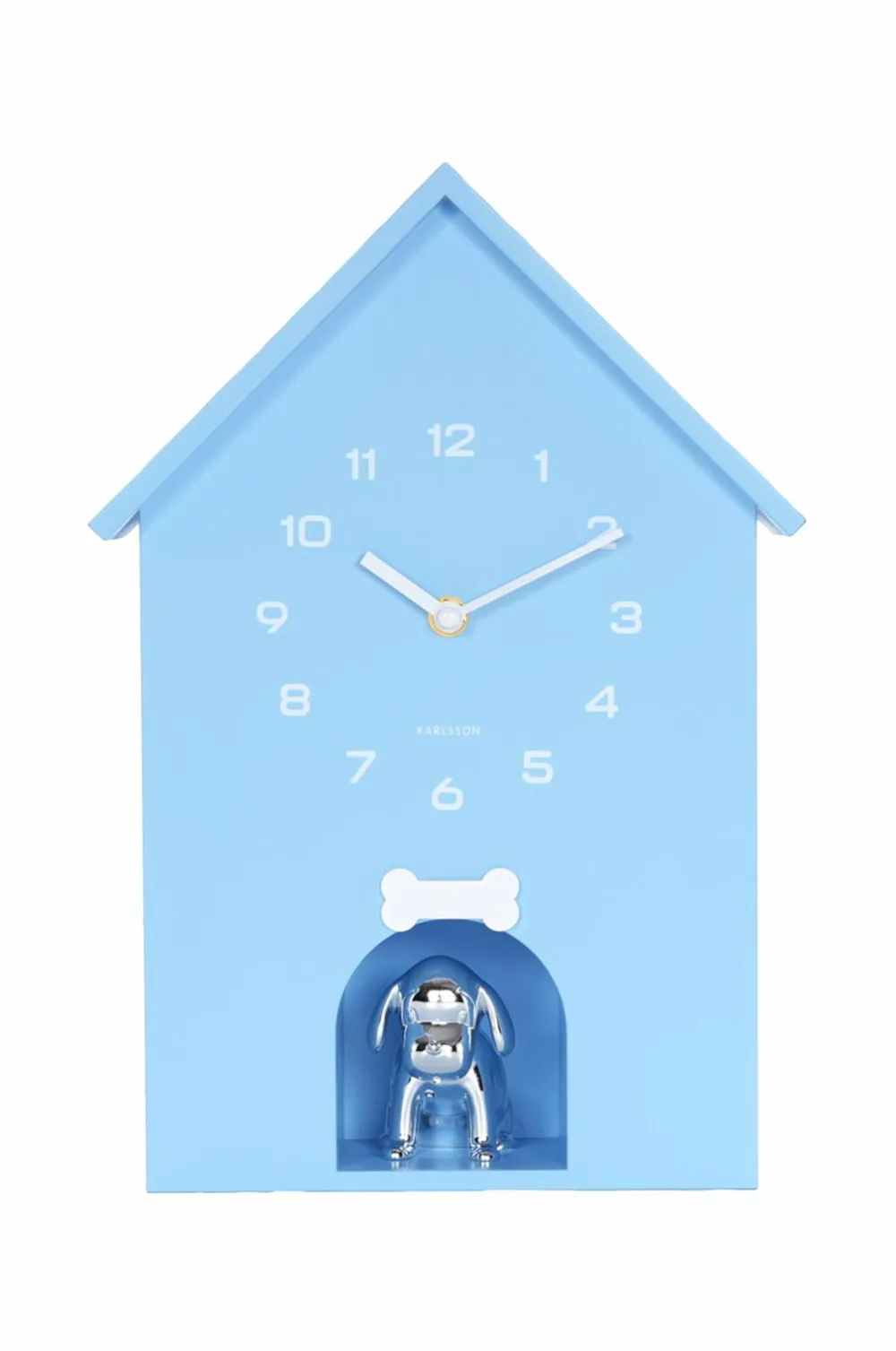 Karlsson Vægure>Vægur Garding Doggy Blød blå