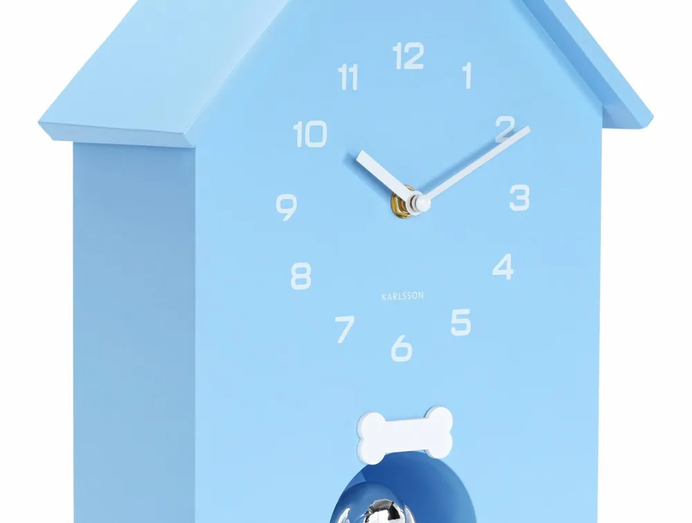 Karlsson Vægure>Vægur Garding Doggy Blød blå