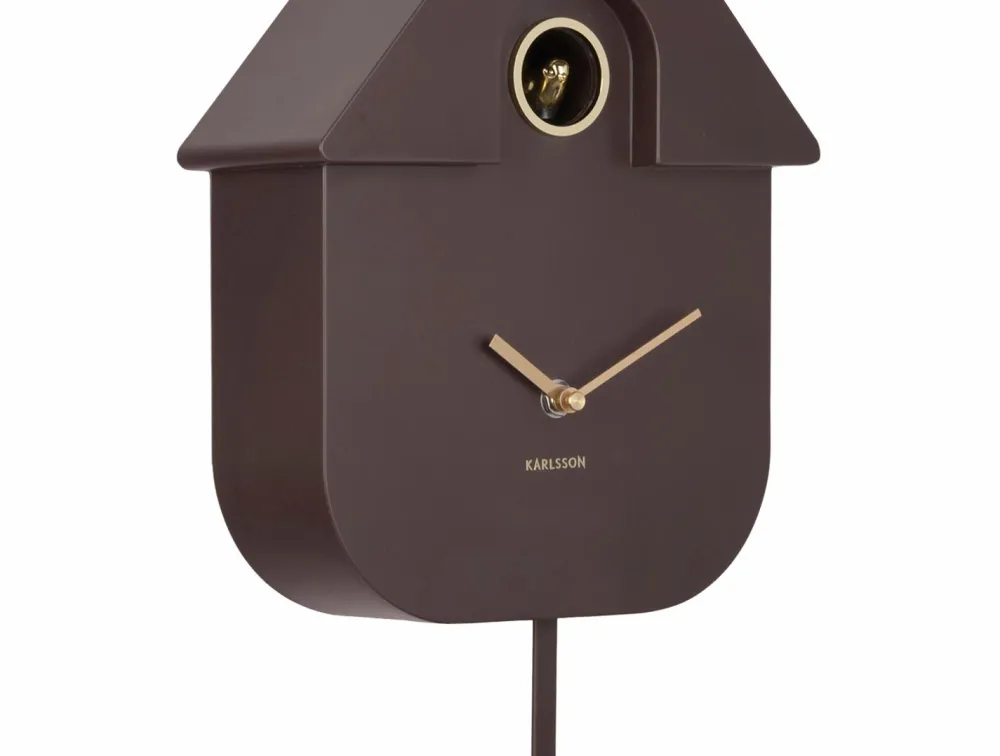 Karlsson Vægur Modern Cuckoo Oro Jordbrun Hot