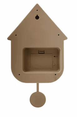 Karlsson Vægur Modern Cuckoo Oro Mokka brun New