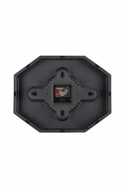 Karlsson Vægure>Vægur Modern Factory Octagon Mokka brun og sort