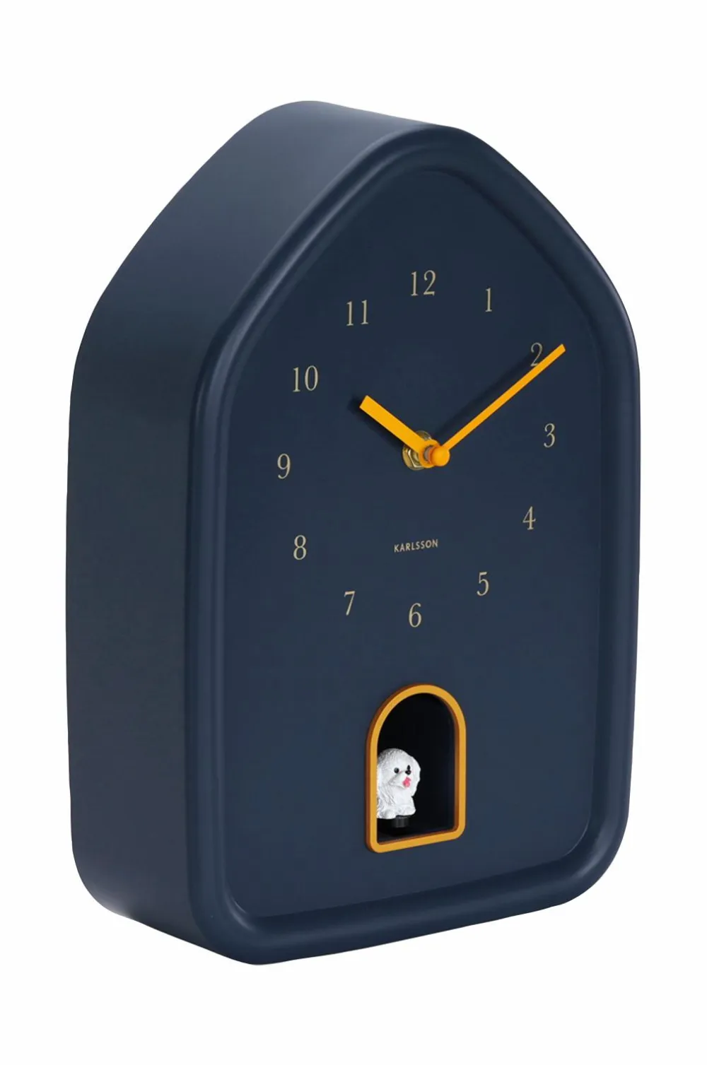 Karlsson Vægure>Vægur Modern Doggy Mørkeblå