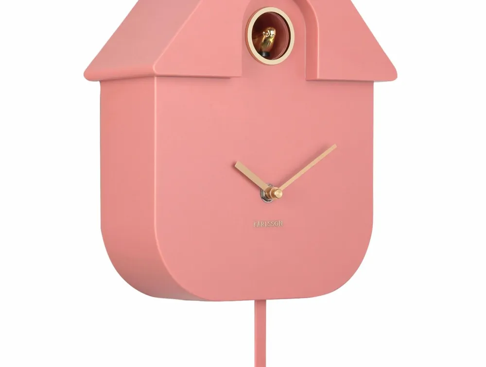 Karlsson Vægure>Vægur Modern Cuckoo Oro Rose tan