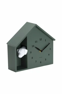 Karlsson Vægur Peeking Doggy Junglegrøn