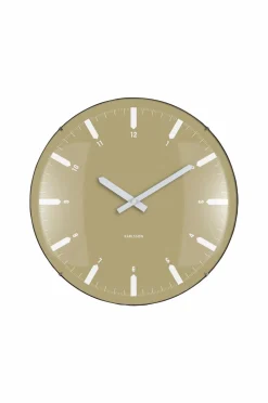 Karlsson Vægur Realista Dome Olivengrøn Outlet