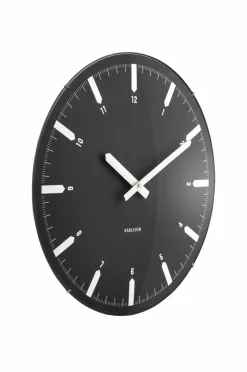 Karlsson Vægur Realista Dome Sort Sale