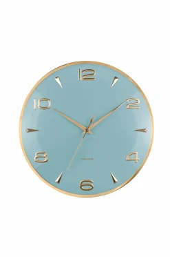 Karlsson Vægure>Vægur Sienna Glow Tågeblå