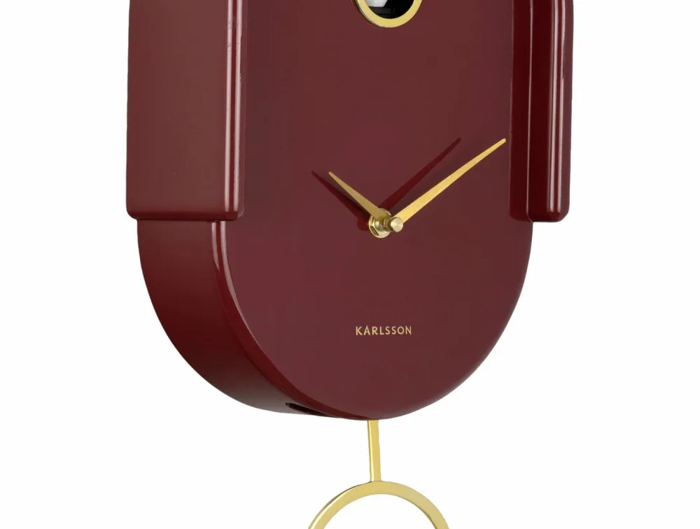 Karlsson Vægure>Vægur Tweet Bourgogne rød