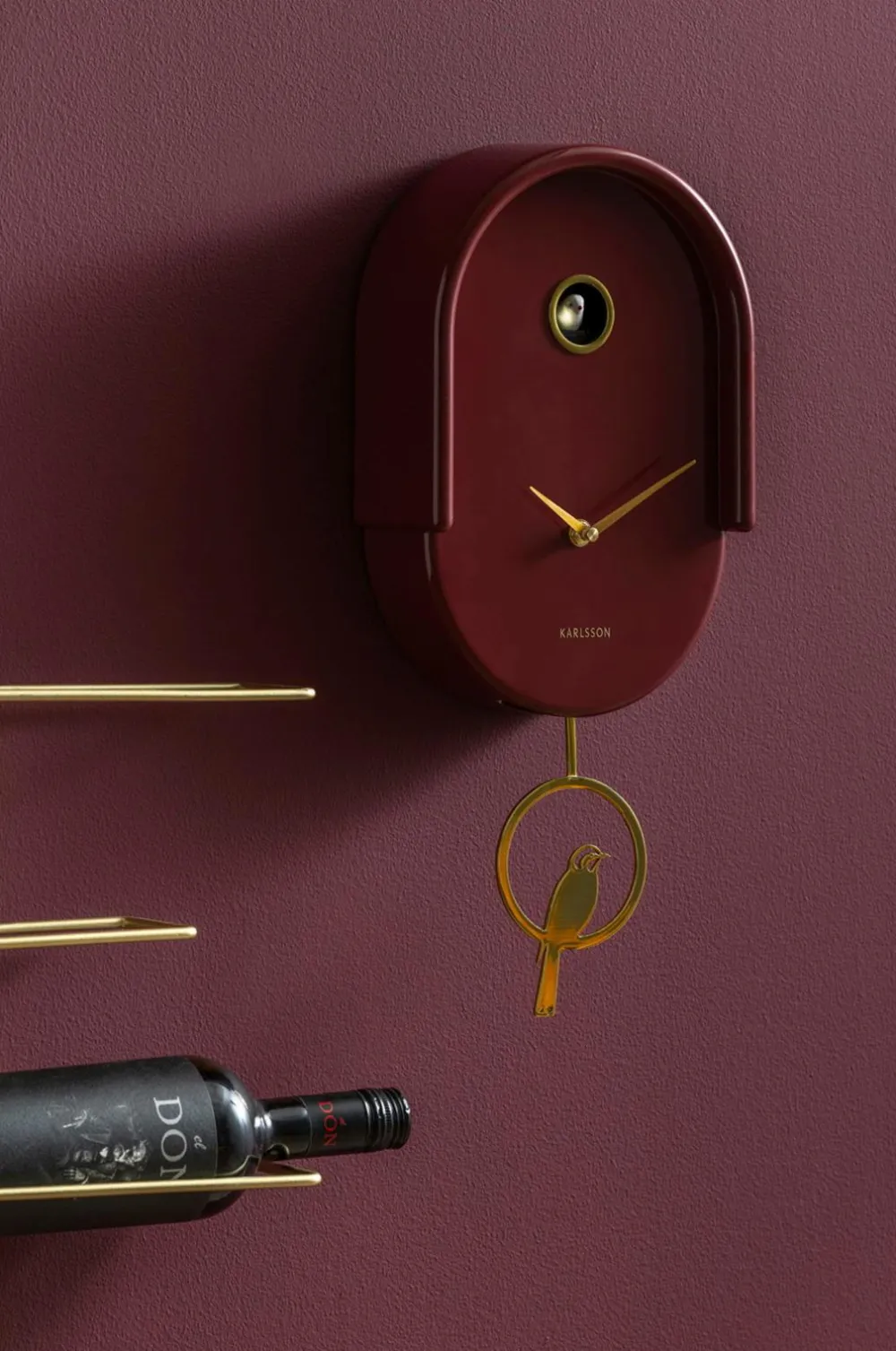 Karlsson Vægure>Vægur Tweet Bourgogne rød