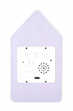 Karlsson Vægure>Vækkeur Cuckoo -LED Blød lilla