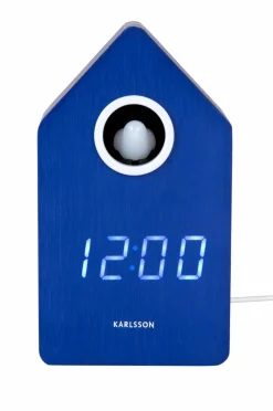 Karlsson Vækkeur Cuckoo -LED Koboltblå Clearance