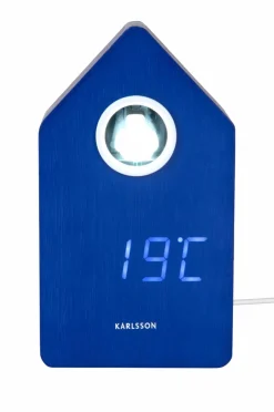 Karlsson Vækkeur Cuckoo -LED Koboltblå Clearance