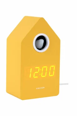 Karlsson Vækkeur Cuckoo -LED Mango gul New