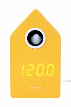 Karlsson Vækkeur Cuckoo -LED Mango gul New