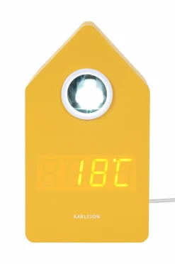 Karlsson Vækkeur Cuckoo -LED Mango gul New