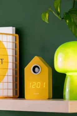 Karlsson Vækkeur Cuckoo -LED Mango gul New