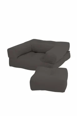 Karup Design Børnemøbler>Loungestol-seng Mini Cube Dark grey