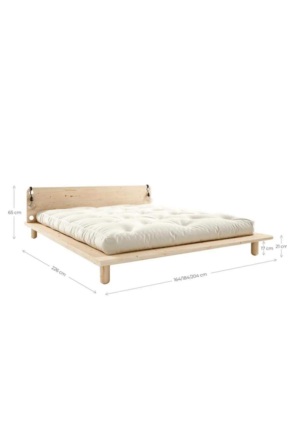 Karup Design Senge & Madrasser>Peek Bed Sort lakeret