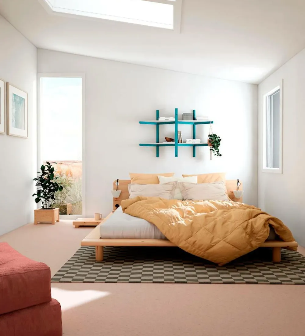 Karup Design Senge & Madrasser>Peek Bed Sort lakeret