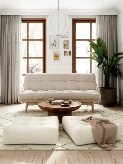 Karup Design Puf More, bomuld Petrol blue New