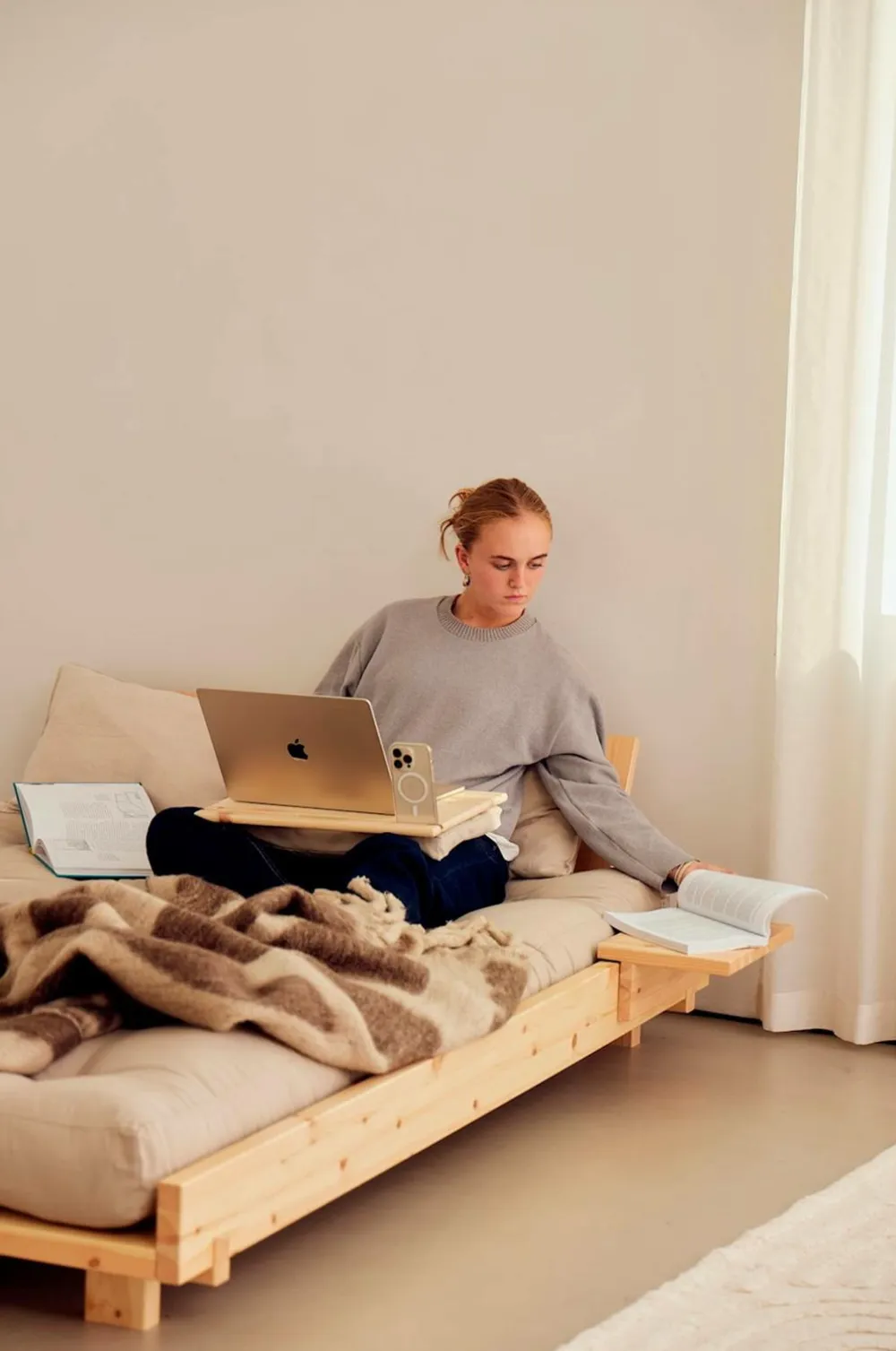 Karup Design Senge & Madrasser>Social Seng Klart lakeret