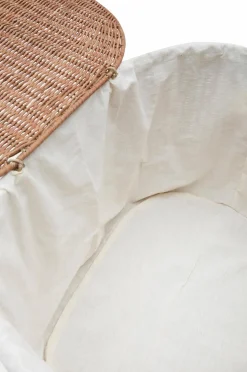 Kave Home Indali sæt med 2 rattan-kurve, Ø 50 cm / Ø 55 cm Brun Clearance