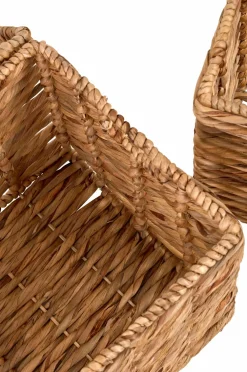 Kave Home Opbevaringsbokse, sæt med 2 Naturfarvet Clearance