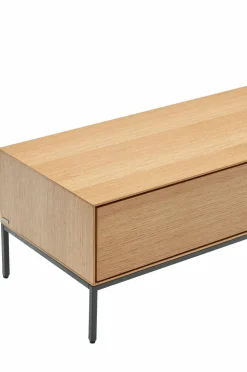 Kave Home Tv-bænk Vedrana Naturfarvet, sort Sale