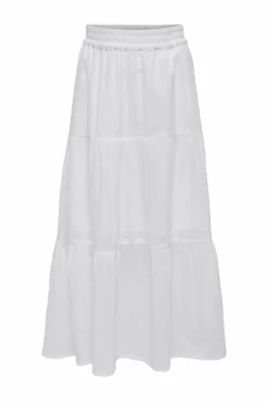 KIDS ONLY Nederdel kogMalene Long Skirt Wvn Cloud dancer Clearance